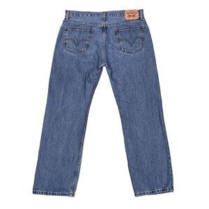 Y2K Levi's 505 Straight Fit Blue Jeans Size 36 x 29
